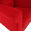 Füles fotel, piros, CHARLOT
