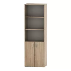   Irodai szekrény zárral, tölgy sonoma, TEMPO ASISTENT NEW 002
