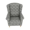 füles fotel puffal, szövet patchwork N1, ASTRID