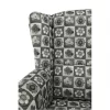 füles fotel puffal, szövet patchwork N1, ASTRID