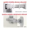 Felsőszekrény, fehér magas fényű HG, jobbos, LINE