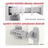 Alsószekrény, fehér magas fényű HG, jobbos, LINE