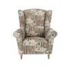 Füles fotel, szövet patchwork viorica 1, CHARLOT