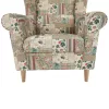 Füles fotel, szövet patchwork viorica 1, CHARLOT