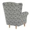 Füles fotel, szövet patchwork N1, CHARLOT