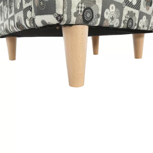 Füles fotel, szövet patchwork N1, CHARLOT