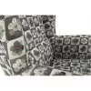 Füles fotel, szövet patchwork N1, CHARLOT