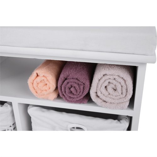 Lóca 3 kosárral, fehér, RAFAELLO