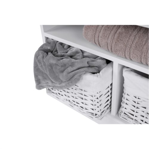 Lóca 3 kosárral, fehér, RAFAELLO