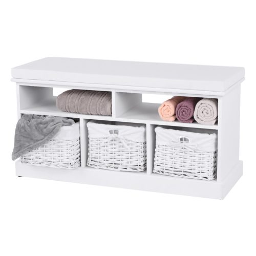 Lóca 3 kosárral, fehér, RAFAELLO