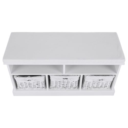 Lóca 3 kosárral, fehér, RAFAELLO