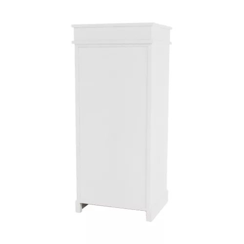 4-fiókos komód, fehér, BLANCO