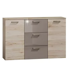 Komód, tölgy san marino/latte magasfényű,  ASSOR