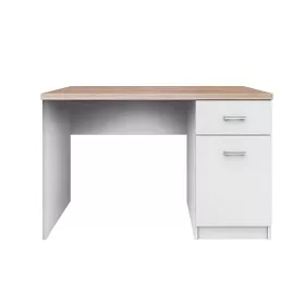   PC asztal 1d1s, DTD laminált, fehér/tölgy sonoma, TOPTY TYP 09
