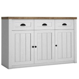   Komód, DTD laminált, sosna Andersen/tölgy lefkas, PROVANCE K3SP