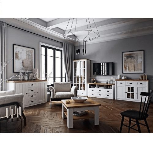 Komód, sosna Andersen/tölgy lefkas, PROVANCE K3D