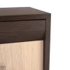 Komód, DTD/MDF, tölgy világos/tölgy sötét, KORINA