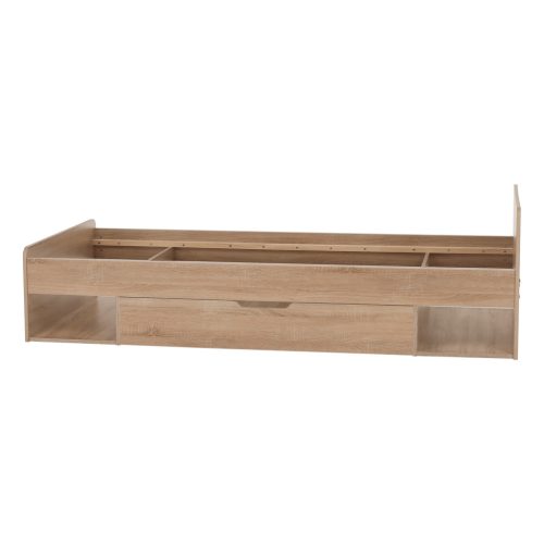 Egyszemélyes ágy 1S/90, sonoma tölgyfa, TEYO