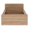 Egyszemélyes ágy 1S/90, sonoma tölgyfa, TEYO
