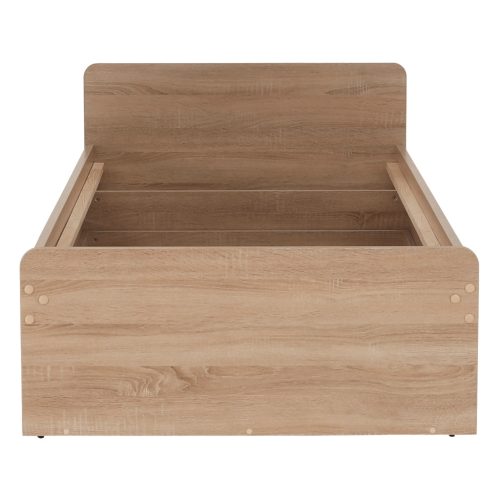 Egyszemélyes ágy 1S/90, sonoma tölgyfa, TEYO
