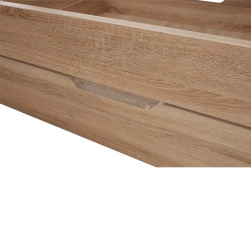 Egyszemélyes ágy 1S/90, sonoma tölgyfa, TEYO