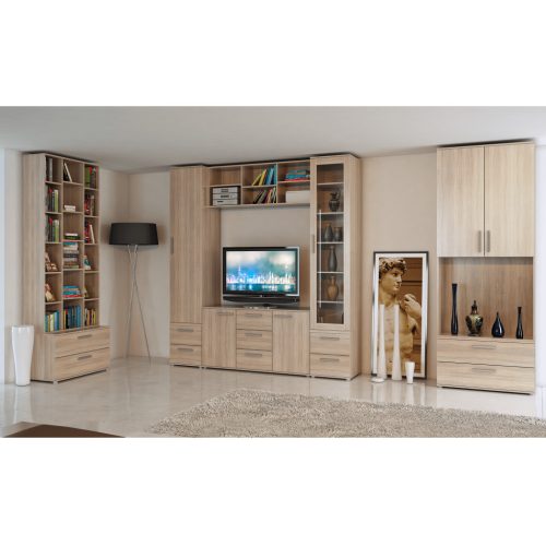 Polcok akasztós szekrénybe, DTD laminált, tölgy sonoma, DUNAJ TYP2