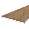 Munkalap, vastagság 3,8 cm, lancelot tölgy