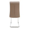 Étkezőszék, bézs/króm, SALOMA NEW