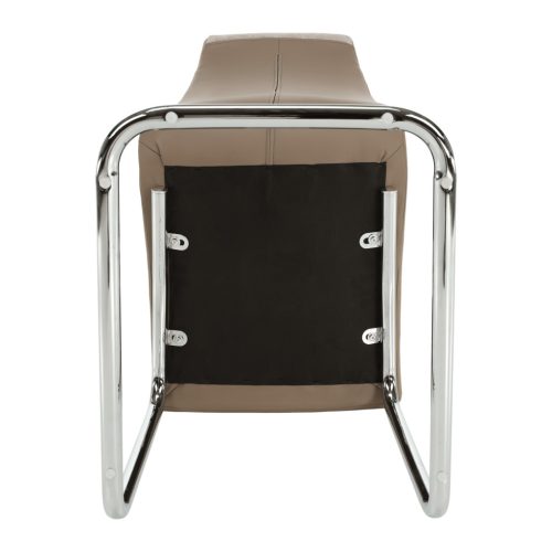 Étkezőszék, bézs/króm, SALOMA NEW