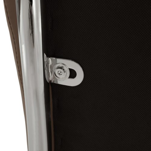 Étkezőszék, bézs/króm, SALOMA NEW