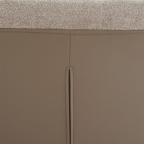 Étkezőszék, bézs/króm, SALOMA NEW