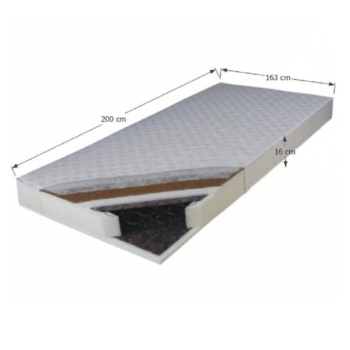 Matrac, rugós , 163x200, KOKOS MEDIUM Atip