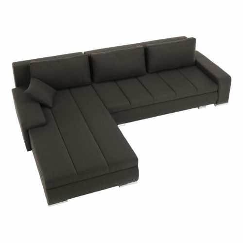 Ülőgarnitura, szövet barna, TONIKS