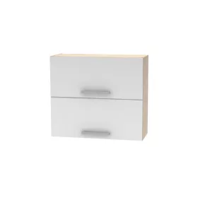   Billenő felsőszekrény 2DV, tölgy sonoma/fehér, NOVA PLUS NOPL-015-OH