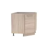 Alsó sarokszekrény, tölgy sonoma, univerzális, NOVA PLUS NOPL-065-RS