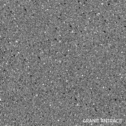 Munkalap, vastagság 3,8 cm, K203PE, antracit gránit