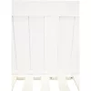 Ágy pótággyal, tűnyalábos fenyőfa, fehér, 90x200, GLAMIS
