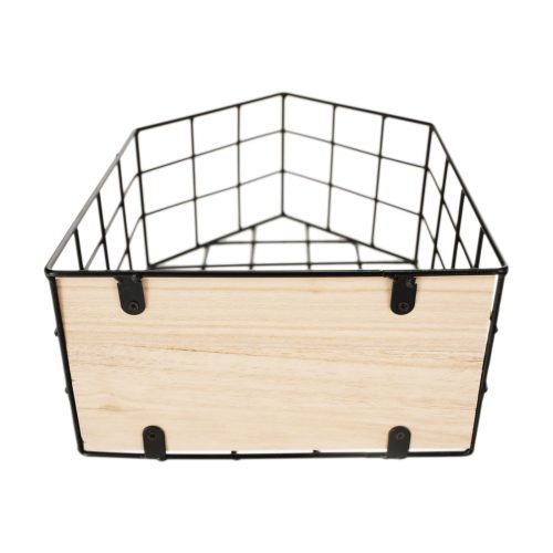 Szett 3 polc, természetes/fekete, AZURI