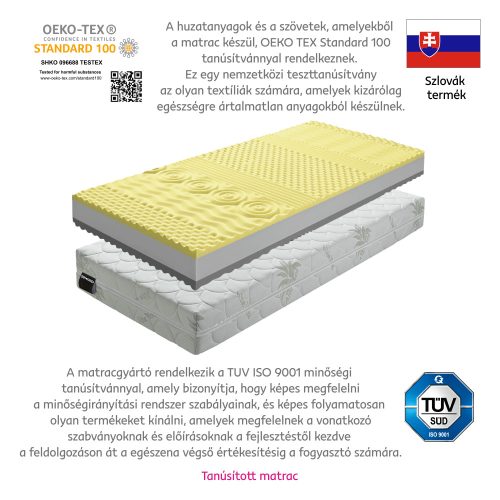 Matrac, hab, 160x200, BE TEMPO VISCO