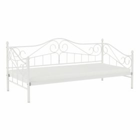Fém ágy, fehér, 90x200, DAINA