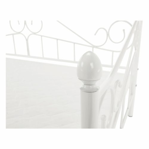 Fém ágy, fehér, 90x200, DAINA