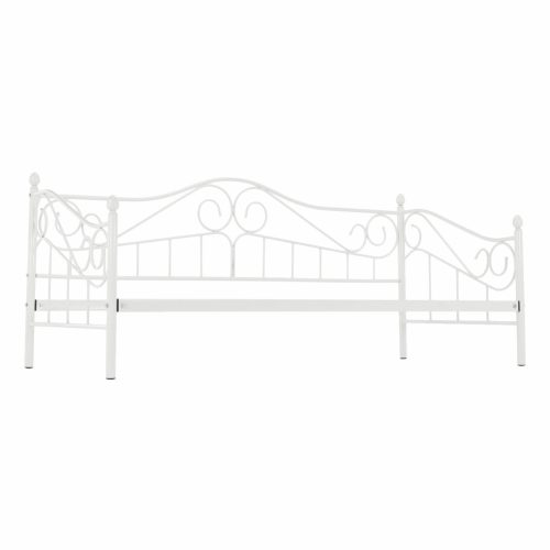 Fém ágy, fehér, 90x200, DAINA