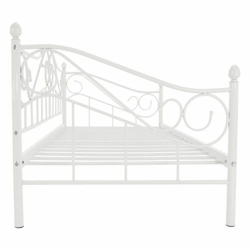 Fém ágy, fehér, 90x200, DAINA