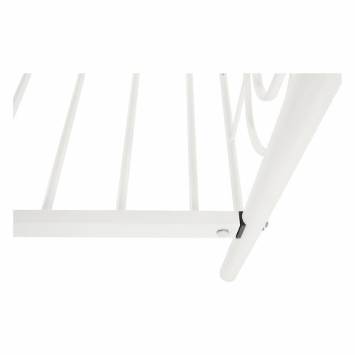 Fém ágy, fehér, 90x200, DAINA