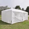 Kerti partisátor, fehér, 3x6 m, TEKNO TYP 2