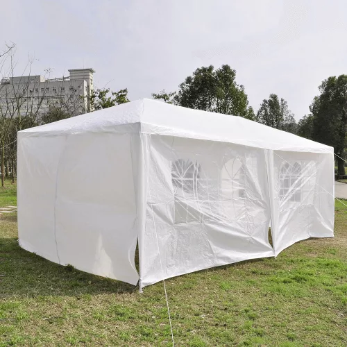 Kerti partisátor, fehér, 3x6 m, TEKNO TYP 2