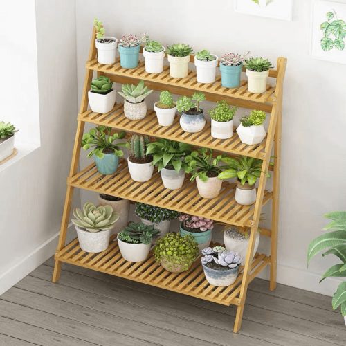 Összecsukható állvány, bambusz, NEPEL TYP 2 + ajándék