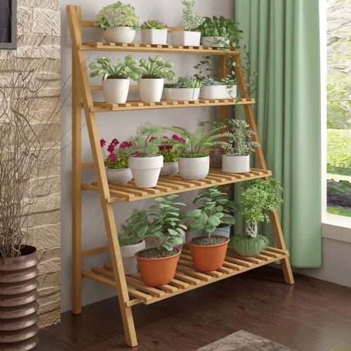 Összecsukható állvány, bambusz, NEPEL TYP 2 + ajándék