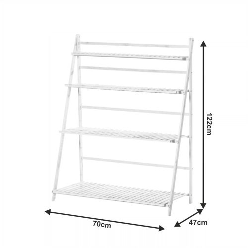 Összecsukható állvány, fehér, NEPEL TYP 2 + ajándék