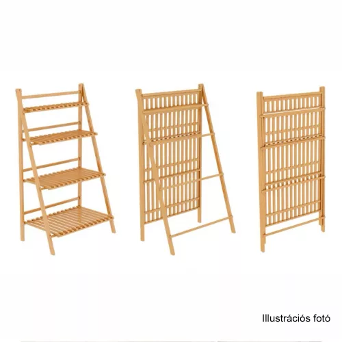 Összecsukható állvány, fehér, NEPEL TYP 2 + ajándék